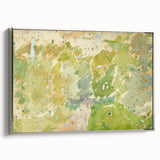 Modern Wall Art – Abstract Color Study for Road Through the Forest