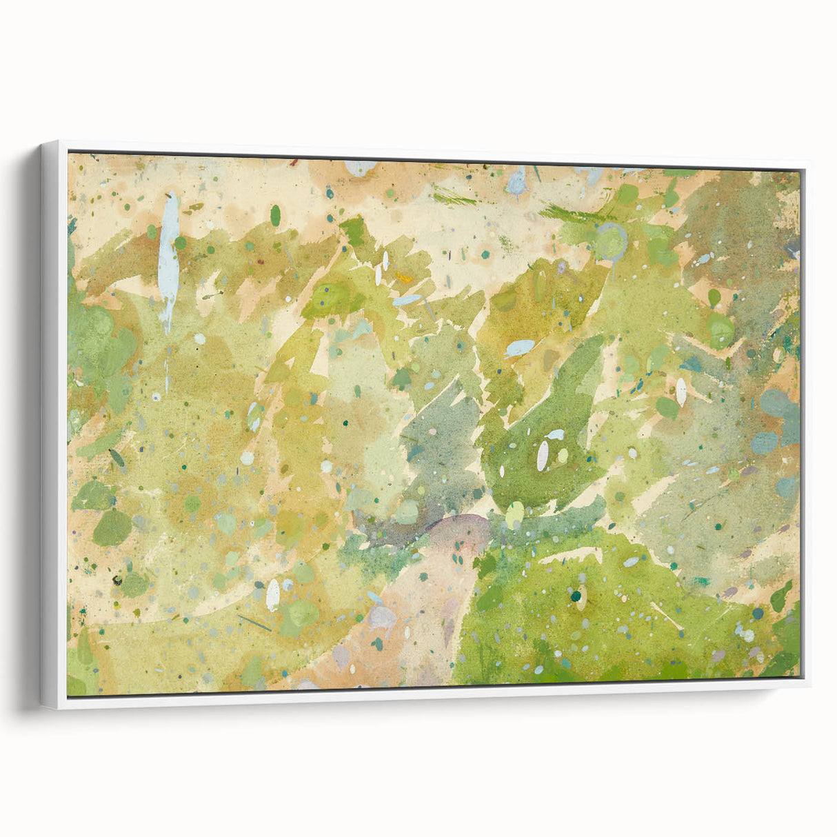 Modern Wall Art – Abstract Color Study for Road Through the Forest