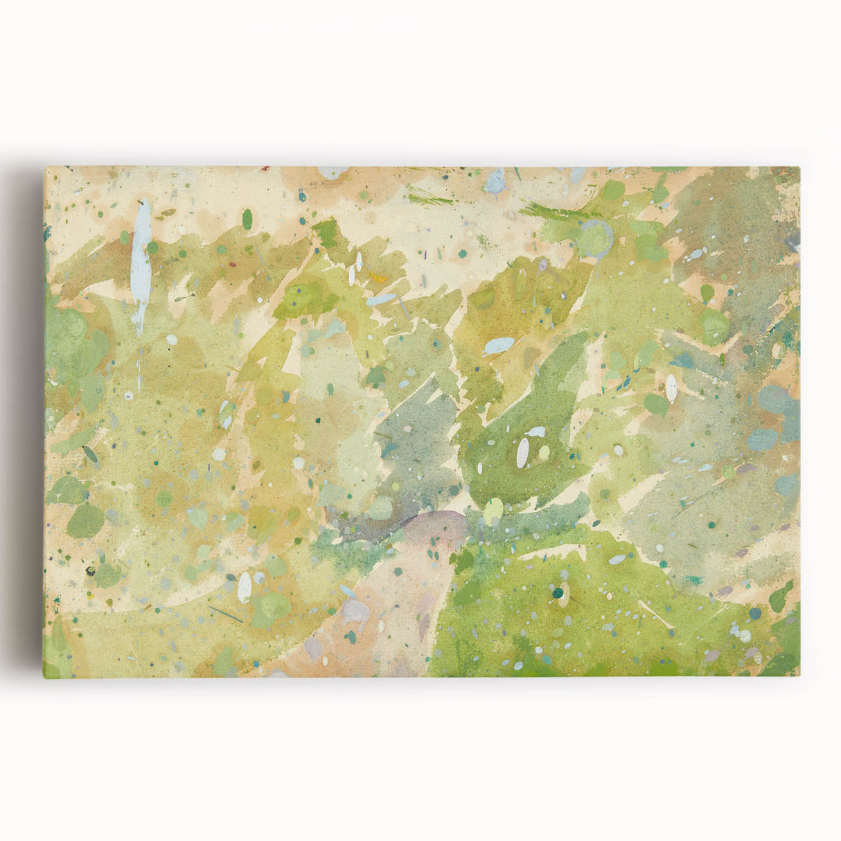 Modern Wall Art – Abstract Color Study for Road Through the Forest