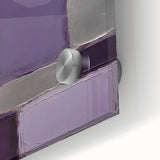 Close-up of abstract strokes wall art on acrylic glass, showcasing vibrant colors and fluid patterns, ideal for modern decor and artistic expression.