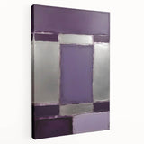 Abstract strokes wall art on stretched canvas showcasing vibrant colors and dynamic patterns, ideal for modern home decor, displayed in a side view.