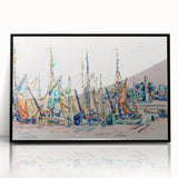 Modern Wall Art – Vibrant La Rochelle by Paul Signac