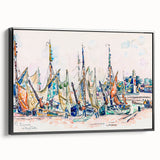 Modern Wall Art – Vibrant La Rochelle by Paul Signac