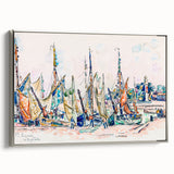 Modern Wall Art – Vibrant La Rochelle by Paul Signac