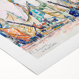 Modern Wall Art – Vibrant La Rochelle by Paul Signac