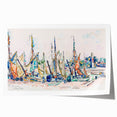 Modern Wall Art – Vibrant La Rochelle by Paul Signac