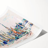 Modern Wall Art – Vibrant La Rochelle by Paul Signac