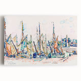 Modern Wall Art – Vibrant La Rochelle by Paul Signac
