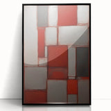 Framed abstract strokes wall art featuring bold black and white designs, perfect for modern decor. The piece showcases intricate patterns and textures, enhancing any interior space.