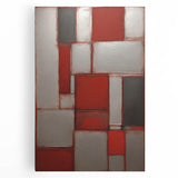 Abstract strokes wall art on stretched canvas, showcasing vibrant colors and dynamic brushwork, perfect for modern home decor or artistic inspiration.