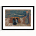 Modern Wall Art – Breton Women by the Sea