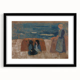 Modern Wall Art – Breton Women by the Sea