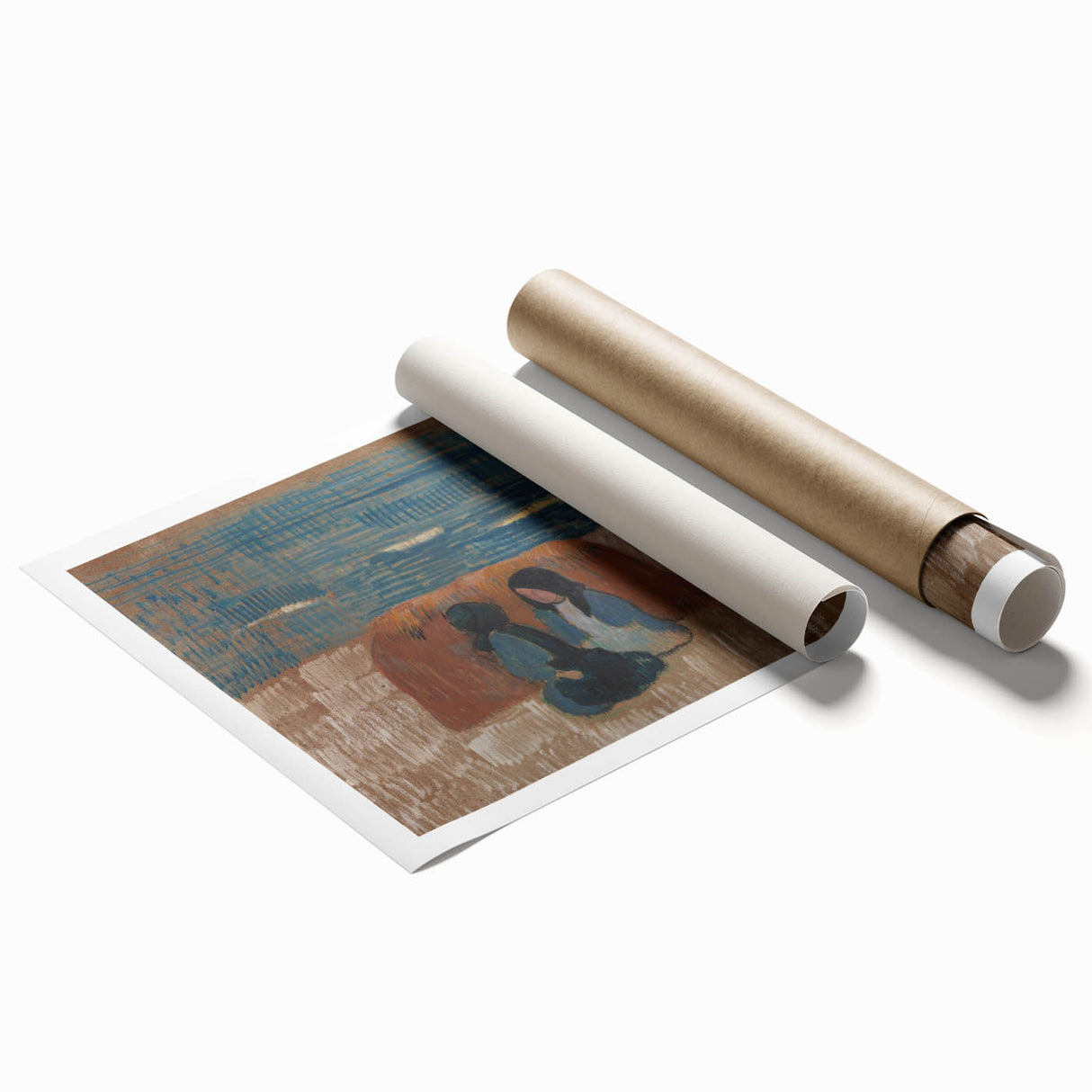 Modern Wall Art – Breton Women by the Sea