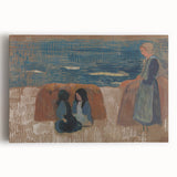 Modern Wall Art – Breton Women by the Sea