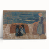 Modern Wall Art – Breton Women by the Sea