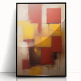 Framed abstract wall art featuring dynamic black strokes on an acrylic surface, designed to enhance modern home decor with a sleek, contemporary aesthetic.