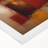 Abstract strokes wall art on rolled canvas showcasing vibrant colors and dynamic patterns, ideal for modern home decor. Packaged securely in a sturdy tube for delivery.