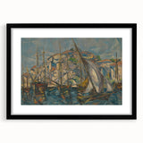 Modern Wall Art – Dubrovnik Harbor by Konštantín Bauer