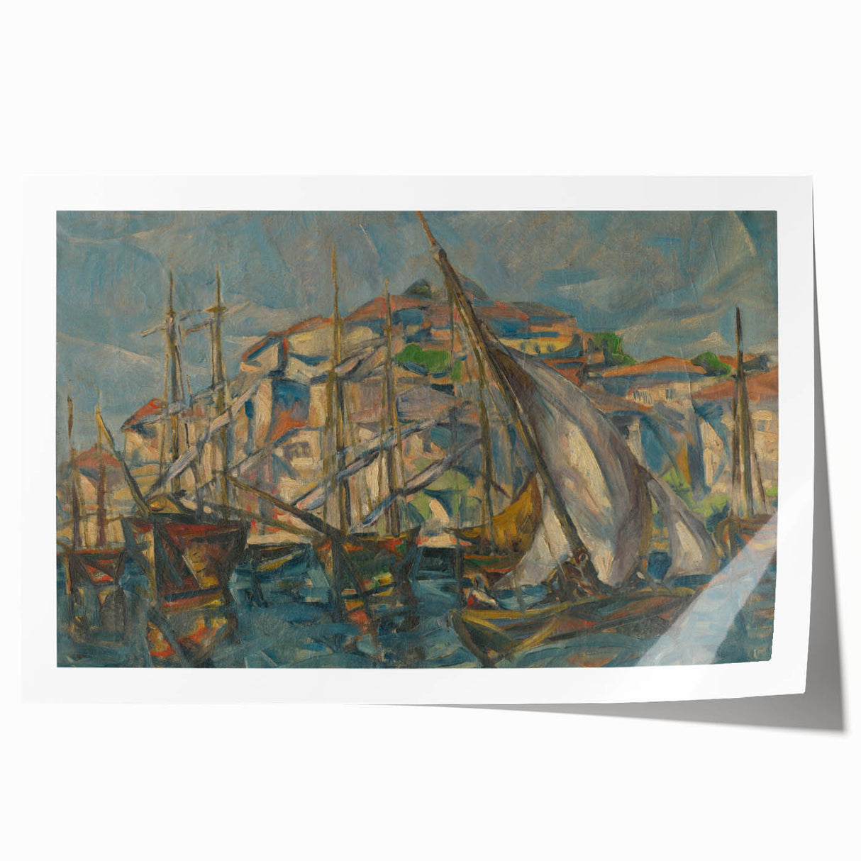 Modern Wall Art – Dubrovnik Harbor by Konštantín Bauer