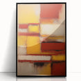 Framed abstract strokes wall art in black acrylic, showcasing dynamic brushwork and modern design, perfect for contemporary home decor accents.
