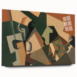 Modern Wall Art – Abstract Glass and Checkerboard by Juan Gris