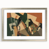 Modern Wall Art – Abstract Glass and Checkerboard by Juan Gris