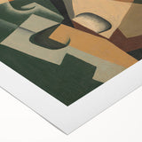 Modern Wall Art – Abstract Glass and Checkerboard by Juan Gris