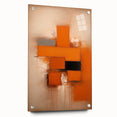 Abstract strokes wall art displayed in a sleek acrylic frame, showcasing vibrant colors and dynamic patterns, ideal for modern home decor. The design highlights the interplay of light and shadow, enhancing visual depth and style.