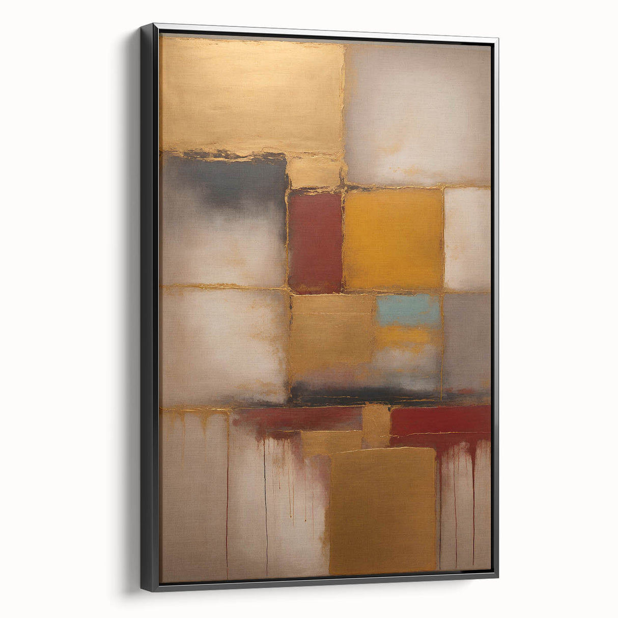 Framed canvas wall art showcasing abstract strokes in black and white, highlighting modern design elements. Ideal for contemporary home decor, adding a touch of elegance.