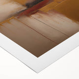 Abstract strokes wall art on rolled canvas showcasing vibrant colors in a dynamic design, perfect for modern home decor. Packaged securely in a sturdy cardboard tube for safe shipping.