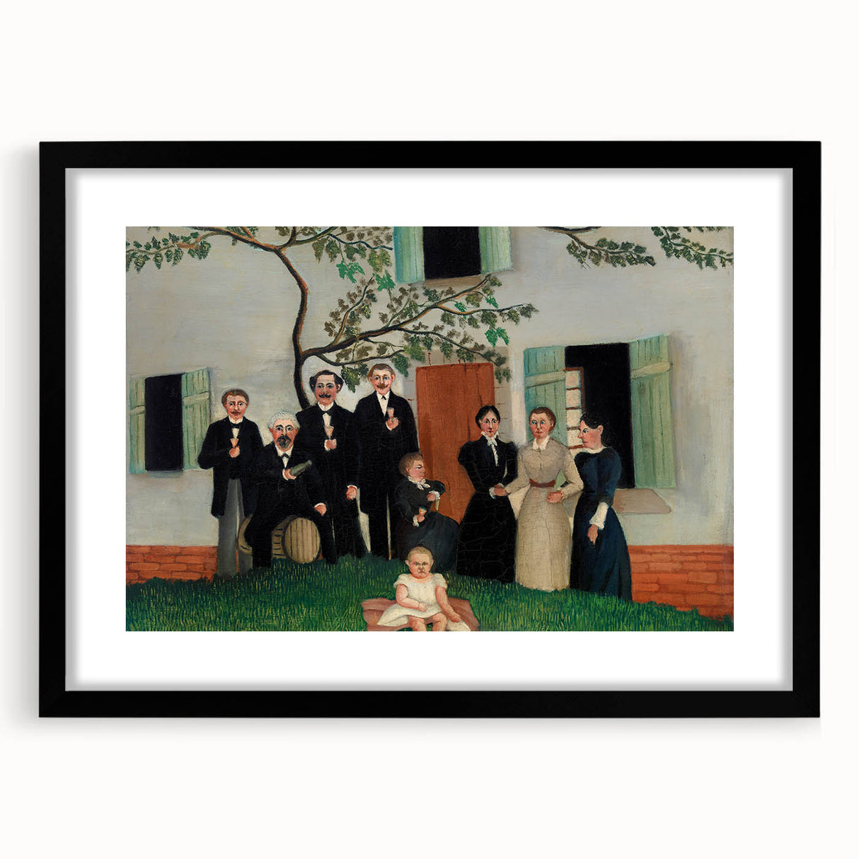 Modern Wall Art – The Family by Henri Rousseau