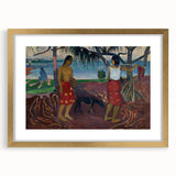 Modern Wall Art – I Raro te Oviri by Paul Gauguin