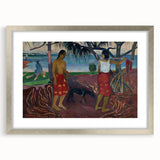 Modern Wall Art – I Raro te Oviri by Paul Gauguin