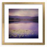 Office Art Prints - Tranquil Purple Lake Landscape Canvas