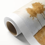 Abstract landscape wall art on rolled canvas showcasing vibrant colors and fluid shapes, ideal for modern home decor, packaged securely in a cardboard tube.