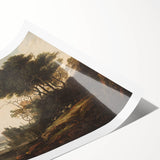 Baroque Art Landscape with Ancient Ruins - Classic Art Prints