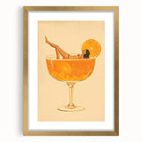 Extra large abstract art print in textured style with vibrant gold and black hues on a framed canvas.