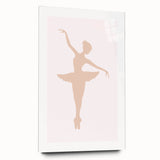 Girls Bedroom Art - Elegant Ballet Dancer Silhouette Print