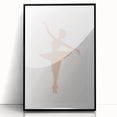 Girls Bedroom Art - Elegant Ballet Dancer Silhouette Print