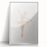 Girls Bedroom Art - Elegant Ballet Dancer Silhouette Print