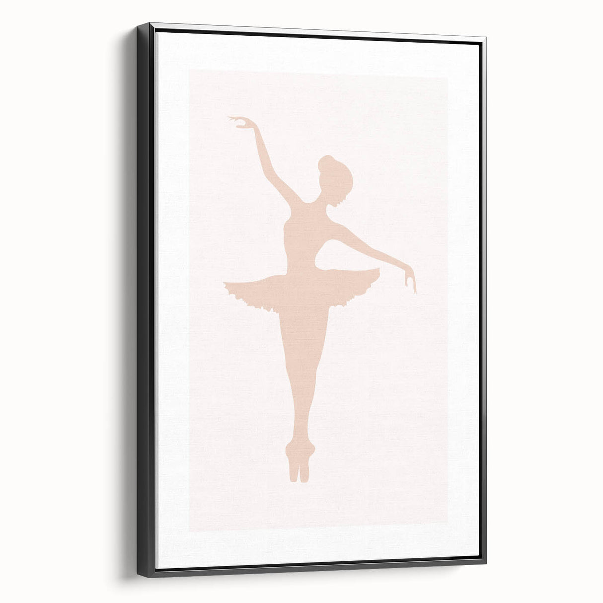 Girls Bedroom Art - Elegant Ballet Dancer Silhouette Print