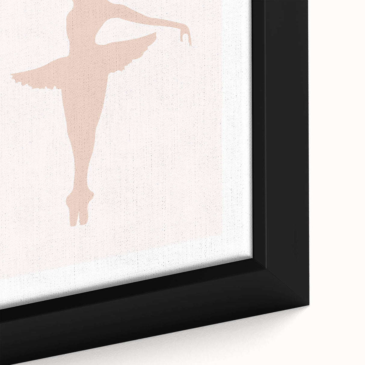 Girls Bedroom Art - Elegant Ballet Dancer Silhouette Print