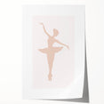 Girls Bedroom Art - Elegant Ballet Dancer Silhouette Print