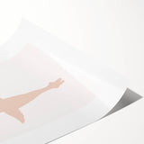 Girls Bedroom Art - Elegant Ballet Dancer Silhouette Print