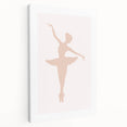 Girls Bedroom Art - Elegant Ballet Dancer Silhouette Print