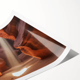 Stunning landscape print showcasing vibrant canyons in rich earthy tones, rolled and ready for framing, perfect for enhancing home décor with nature's beauty.