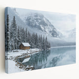 Stretched canvas artwork depicting a serene countryside landscape with rolling hills and vibrant greenery, showcasing a peaceful rural scene in soft, natural colors.