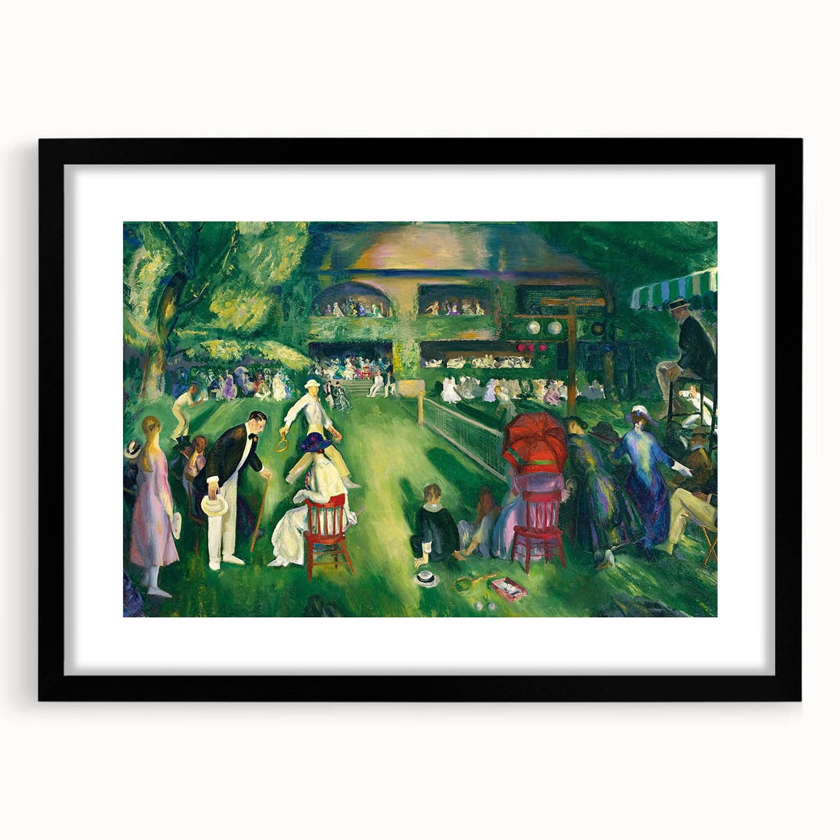 Vintage Tennis Art Print - Tennis at Newport by George Bellows, 1920