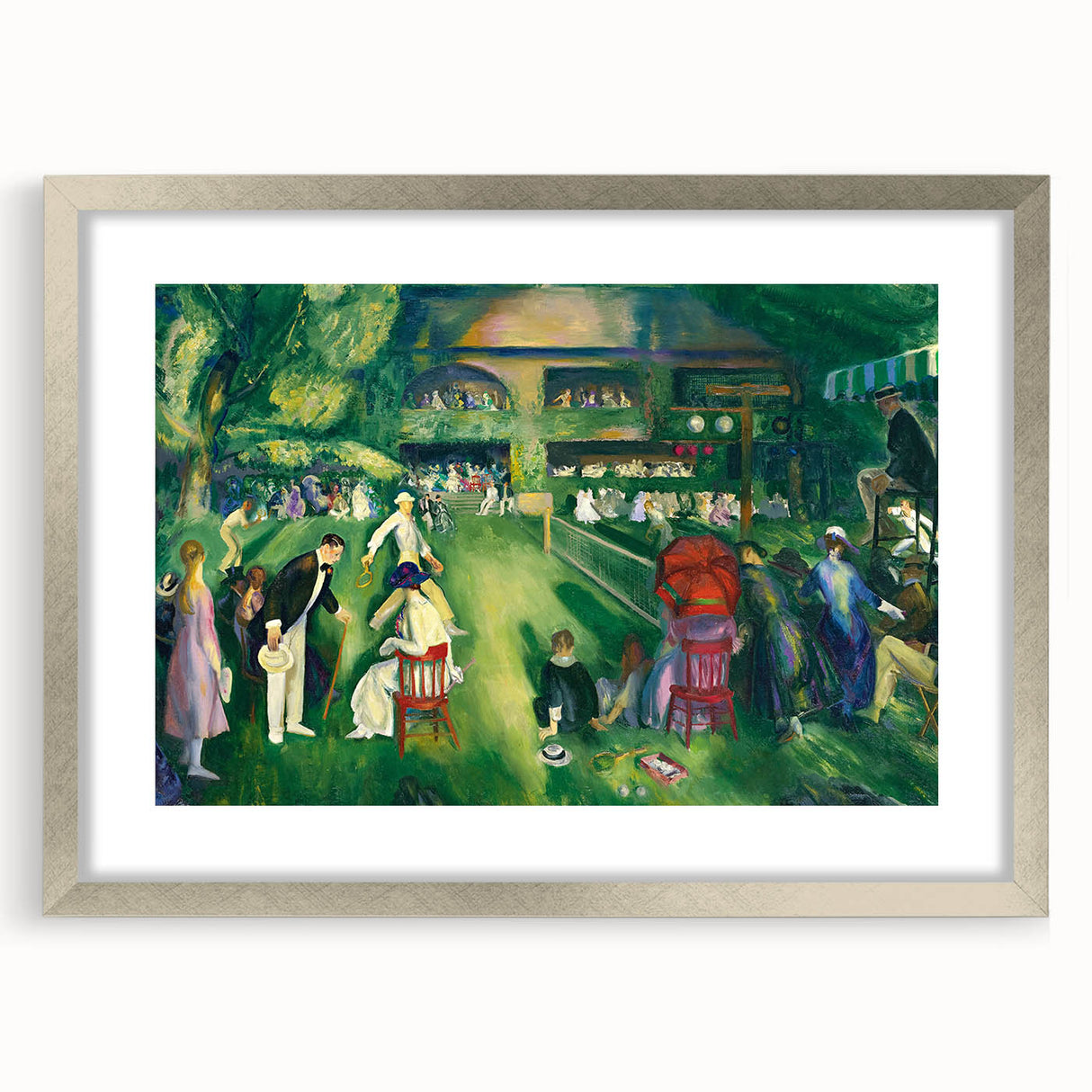 Vintage Tennis Art Print - Tennis at Newport by George Bellows, 1920