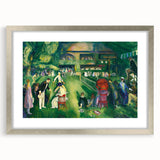 Vintage Tennis Art Print - Tennis at Newport by George Bellows, 1920